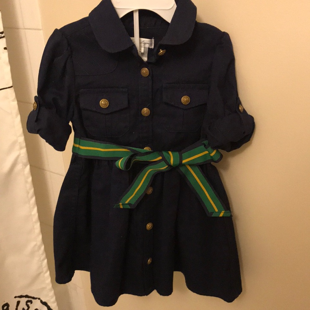 Elegant Ralph Lauren Sarfari Sleeve Shirt Dress